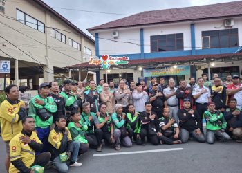 Polda Bengkulu dan Driver Ojol Doakan Affan Kurniawan, Sepakat Jaga Kedamaian