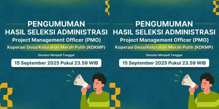 Hasil Seleksi Administrasi PMO Kemenkop 2025 Diumumkan, Cek Nama Kamu di Link Ini
