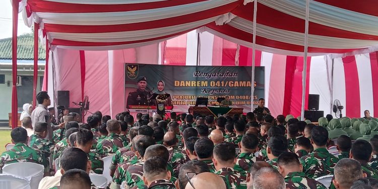 Danrem 041 Gamas Kunjungi Kodim 0408 Bengkulu Selatan, Bahas Persiapan Lahan Pembangunan Batalyon