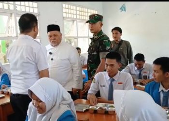 1.594 Porsi Dibagikan, Pemkab Bengkulu Selatan Launching Perdana Program Makan Bergizi Gratis