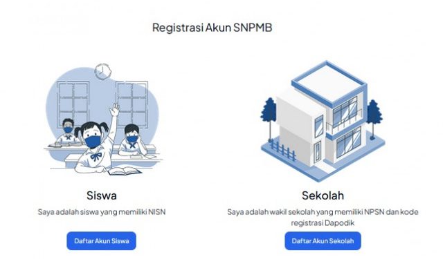 Khusus untuk Siswa dan Sekolah! Begini Perbedaan Cara Registrasi Akun SNPMB 2026