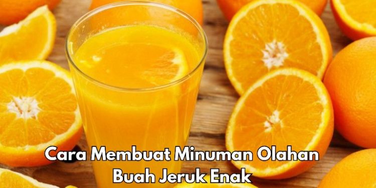 Cek Cara Membuat Minuman Olahan Jeruk di Sini, Simpel dan Menyegarkan