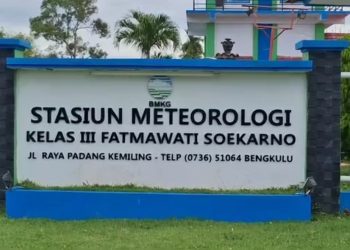 3 Hari Kedepan Wilayah Bengkulu Berpotensi Diguyur Hujan Disertai Angin Kencang