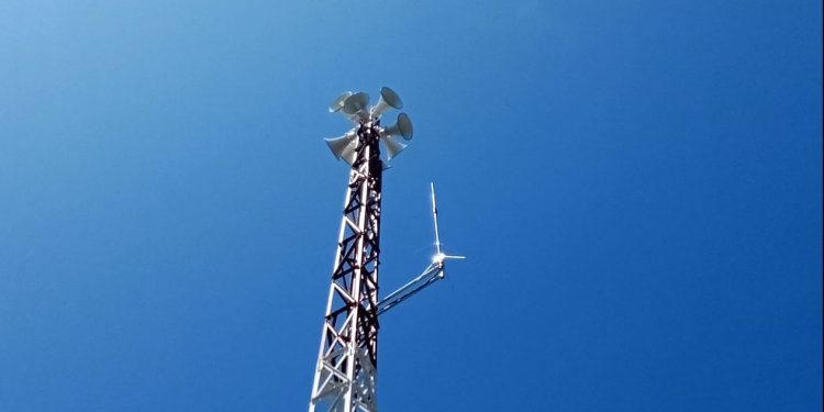 2 Unit Sirine Peringatan Dini Tsunami Kota Bengkulu Terpasang, di Sini Lokasinya