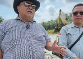 Jalan Desa Sukarami Diperbaiki, Bupati Apresiasi Gotong Royong Masyarakat