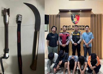 Acungkan Sajam ke Petugas Patroli, 5 Remaja Gangster Disikat Polisi