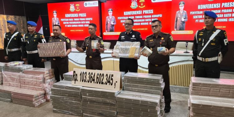 Kejati Bengkulu Sita Uang Rp103 Miliar dari 12 Tersangka Korupsi Tambang Batu Bara