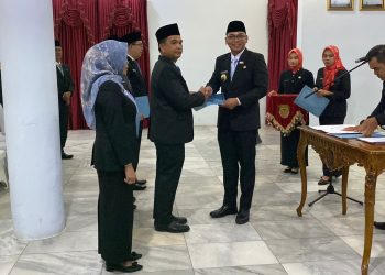 Bupati Seluma Lantik Pejabat Baru Eselon II, Kominfo dan BKD Alami Pergantian