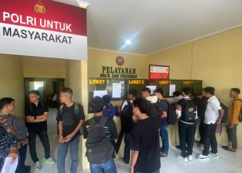 Lonjakan Pemohon SKCK, Ribuan Honorer Lulus PPPK Padati Polres Bengkulu Selatan