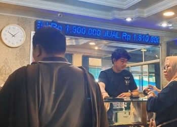 Harga Emas di Bengkulu Selatan Melonjak Naik, Tembus Rp1.900.000 per Gram