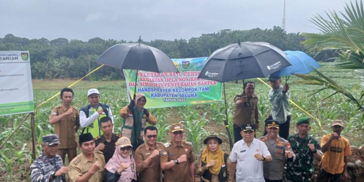 Program Operasi Lahan Non Rawa Rp9,2 Miliar di Kabupaten Seluma Diresmikan