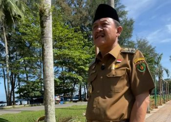 Banyak Bangunan Terbengkalai, Wabup Bengkulu Selatan Tinjau Kondisi Area Wisata Pantai Pasar Bawah