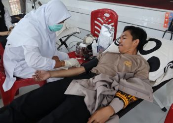 Peringati Hari Jadi Humas Polri ke-74, Polres Bengkulu Gelar Donor Darah