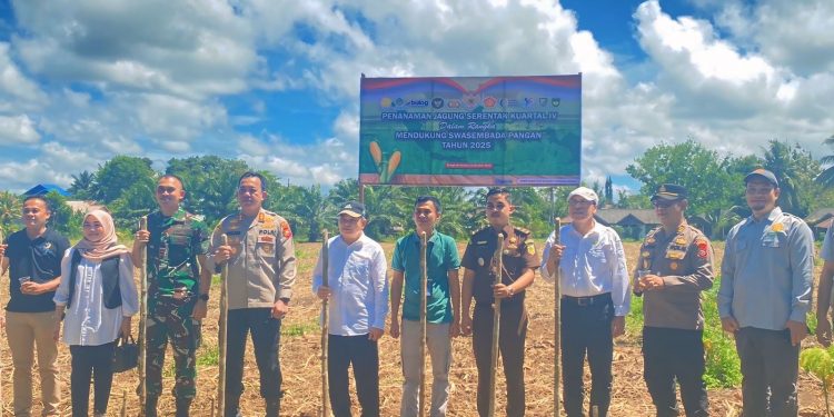 Polres Bengkulu Selatan Tanam Jagung Kuartal IV Secara Serentak, Dukung Swasembada Pangan Nasional 2025