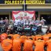 19 Pelaku Kriminal Diringkus Polresta Bengkulu Selama Operasi Musang Nala 2025