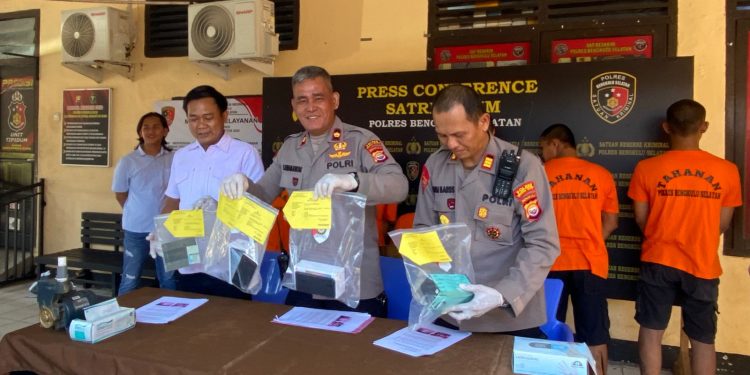 8 Kasus Pencurian Diungkap Polres Bengkulu Selatan Selama Operasi Musang Nala 2025