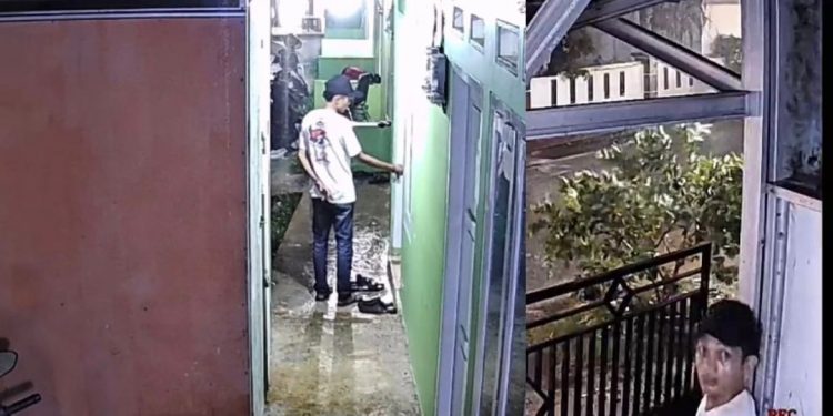 Aksi Curanmor di Jalan Meranti Terekam CCTV, Ini Ciri-ciri Pelaku