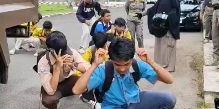 10 Pelajar di Bengkulu Terjaring Razia Satpol PP, Bolos Jam Pelajaran