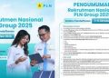 Rekrutmen Nasional PLN 2025 Resmi Dibuka! Cek, Cara Daftar dan Jurusan D3-S1 yang Dibutuhkan