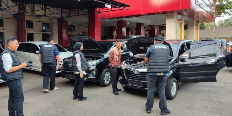 Diduga Beli dari Hasil Suap, 2 Unit Mobil Milik Tersangka Korupsi PHL PDAM Kota Bengkulu Disita Tipidkor Polda
