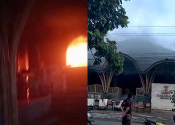 Diduga Korsleting Monitor CCTV, Restoran Sunda di Tengah Padang Nyaris Hangus Terbakar