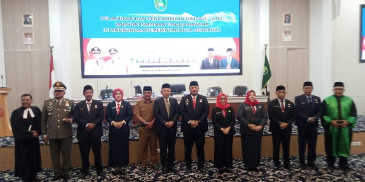 7 Pejabat Eselon II Kota Bengkulu Dimutasi, Ini Daftar Namanya