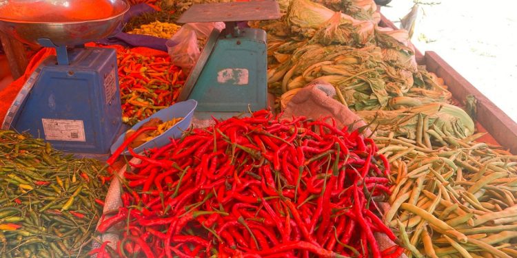 Harga Bapok di Pasar Ampera Merangkak Naik, Ayam Tembus Rp48 Ribu per Kg