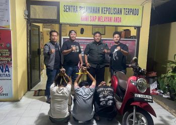 Curi HP dan Gelapkan Motor, Tiga Pelaku Diringkus Tim Macan Ratu Polsek Ratu Agung