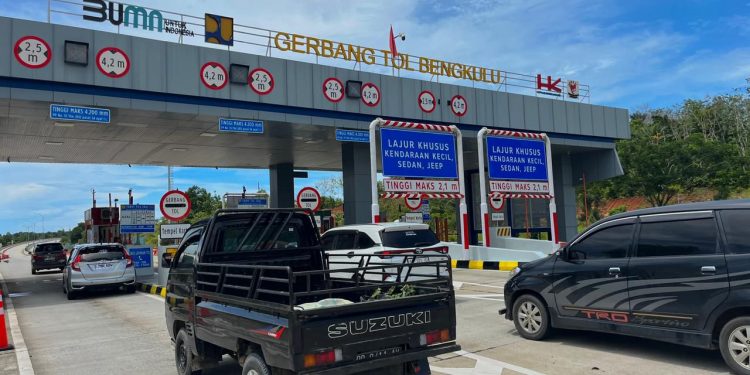 Libur Nataru, Trafik Tol Bengkulu–Taba Penanjung Naik 14,55 Persen