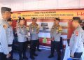 Jelang Nataru, Kapolda Bengkulu Tinjau Pos Pelayanan Gerbang Tol Bengkulu