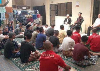 Dit Tahti Polda Bengkulu Gelar Pembinaan Rohani, Perkuat Mental dan Spiritual Tahanan