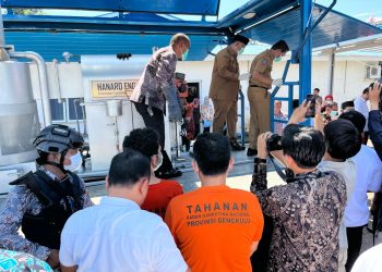 5,4 Kg Ganja dan 37,66 Gram Sabu Dimusnahkan BNNP Bengkulu