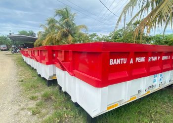 12 Unit Kontainer Diterima Pemkab BS, Namun Serah Terima Resmi dari Pemprov Belum Dilakukan