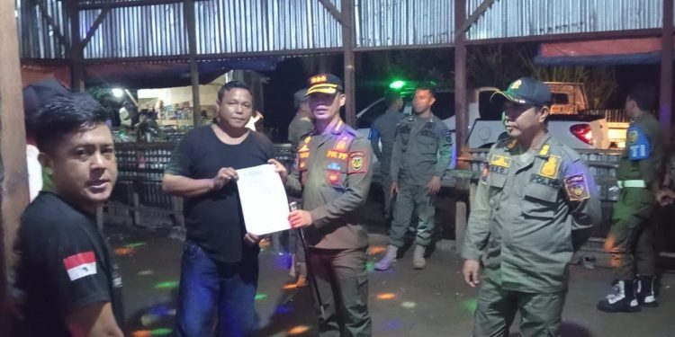 Tegakkan Perda Trantibum, Satpol PP dan Damkar Bengkulu Selatan Sisir Tempat Hiburan Malam