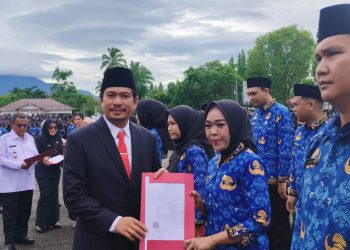 Penantian Panjang Berbuah Kepastian, 2.298 PPPK Paruh Waktu di Bengkulu Utara Resmi Dilantik