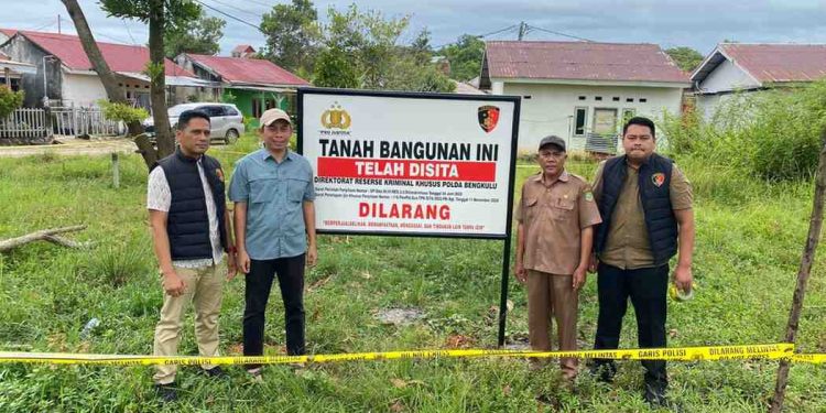 Dua Bidang Tanah Milik Tersangka Korupsi PDAM Kota Bengkulu Disita Penyidik