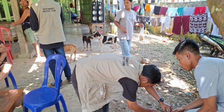 Putus Rantai Penularan, Dinas Pertanian Seluma Gencarkan Vaksinasi Rabies ke Desa-desa