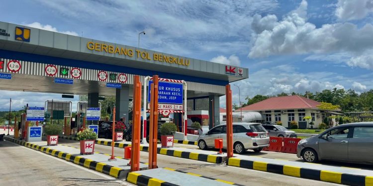 Pasca Tahun Baru 2026, Trafik Tol Bengkulu-Taba Penanjung Melonjak hingga 132 Persen
