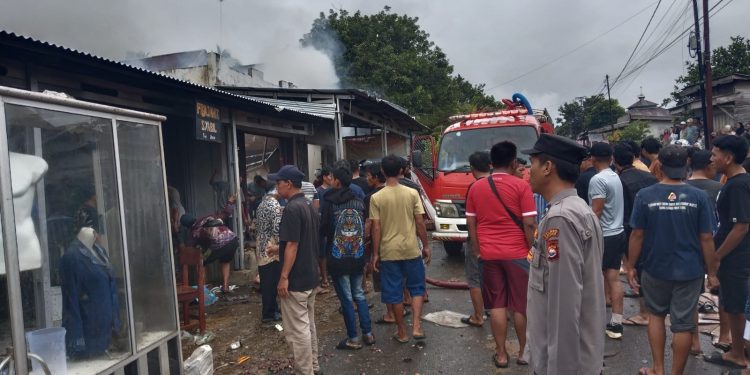 Hasil Penyelidikan Polisi, 6 Ruko Pasar Tais Terbakar Akibat Korsleting Listrik