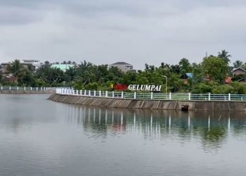 Tebat Gelumpai Akan Dipasangi Penerangan dan Dikembangkan Jadi Area Jogging Track