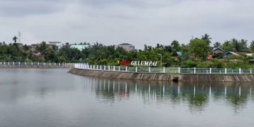 Tebat Gelumpai Akan Dipasangi Penerangan dan Dikembangkan Jadi Area Jogging Track