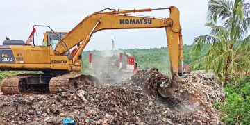 Ratusan Ton Sampah Diangkut, DLHK Bengkulu Selatan Tata Ulang TPA Kayu Arau