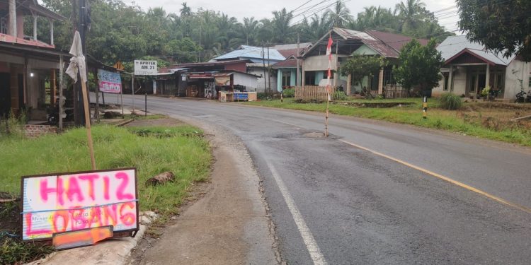 Rusak di Tengah Jalan, Jalinbar Bengkulu–Tais Rawan Kecelakaan