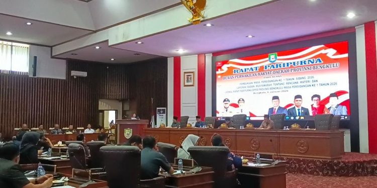 DPRD Provinsi Bengkulu Susun Agenda 2026, Bahas LKPJ, Reses hingga PAW