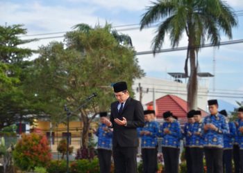 HAB ke-80 Kemenag RI, Kanwil Bengkulu Tanamkan Semangat Nasionalisme ASN di TMPN Balai Buntar