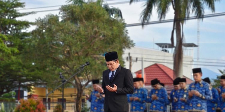 HAB ke-80 Kemenag RI, Kanwil Bengkulu Tanamkan Semangat Nasionalisme ASN di TMPN Balai Buntar