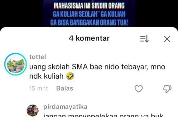 Viral! Oknum Guru SMAN 6 Seluma Diduga Hina Ekonomi Mantan Murid Lewat TikTok