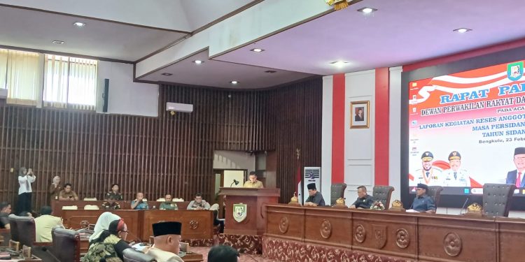 Hasil Reses 2026 DPRD Provinsi Bengkulu: Mayoritas Infrastruktur hingga Lapangan Kerja