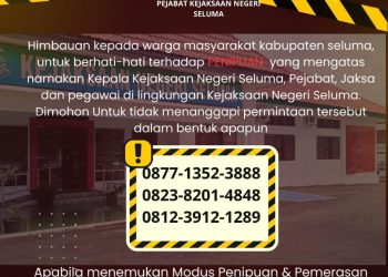 Waspada Penipuan! Nama Kajari dan Kasi Pidsus Seluma Dicatut Oknum Lewat Pesan Singkat