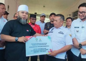 Pemprov Bengkulu Salurkan Bantuan Rp 379 Juta Ke Bencana Longsor Bandung Barat